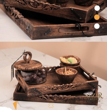 AFRICANO-34 طقم صواني مستطيل