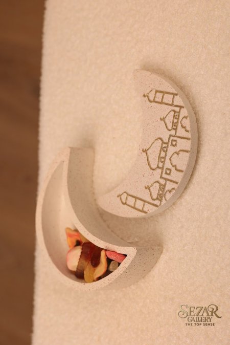 AMWAJ-38 صحن تمر شكل هلال