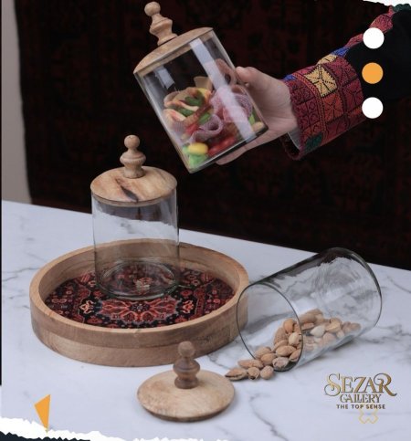 AFGANI 30 صينيه مع علب تقديم