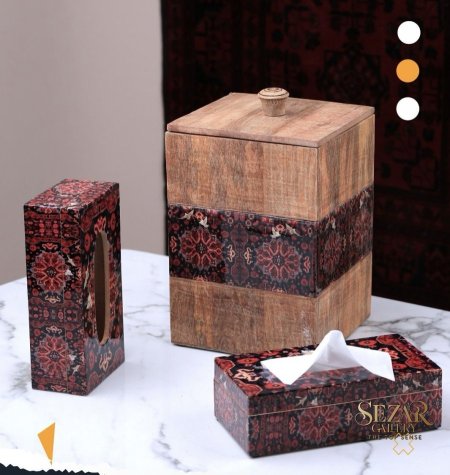 AFGANI 38 طقم سلة مع باكيتين محارم