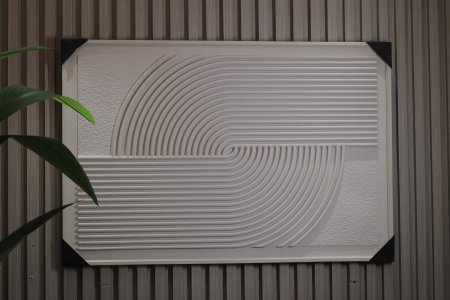 برواز بوهيمي لون ابيض 5449-3