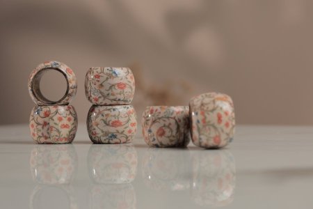 طقم خواتم لمناديل المائدة Rahaf 21