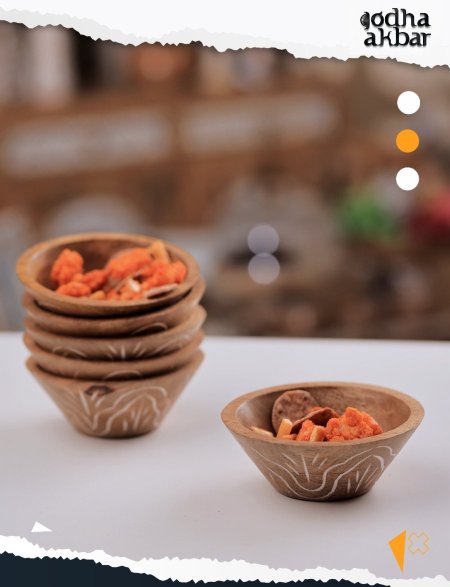 صحن مكسرات خشب مانجو  RAFEEF-30