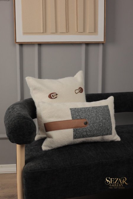 طقم المربعة البيج مع المستطيله