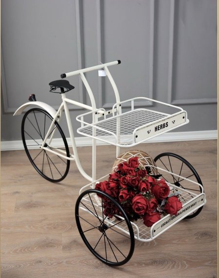 0711-5 بسكليت ديكور أبيض