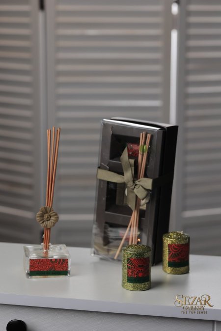 SETHOFY-2 SETHOFY-3 بكج شمع ومعطر مع عيدان