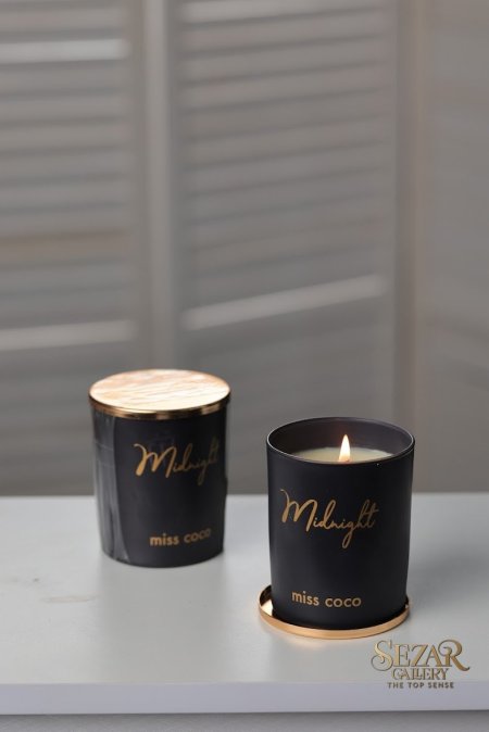 شمع لون أسود