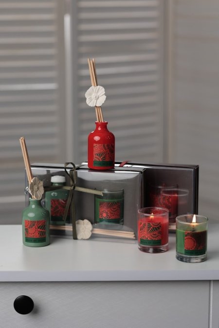 SETHOFY-0300080 بكج معطر مع شمعة